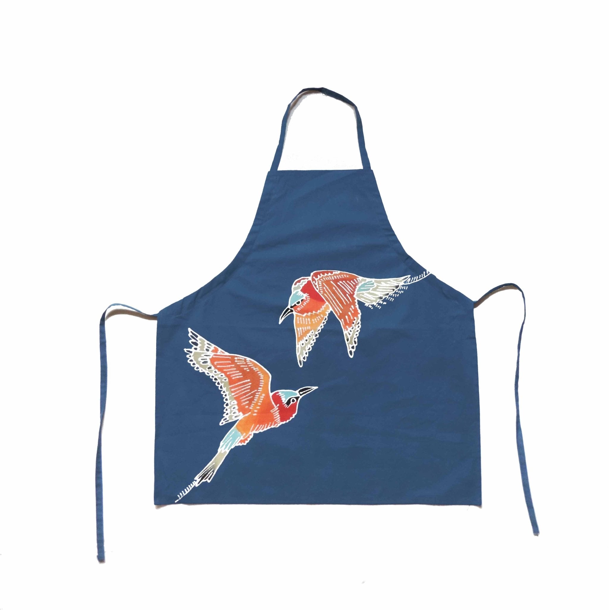 Papiko Carmine Bee Eater Apron - Handmade by TRIBAL TEXTILES - Handcrafted Home Decor Interiors - African Made