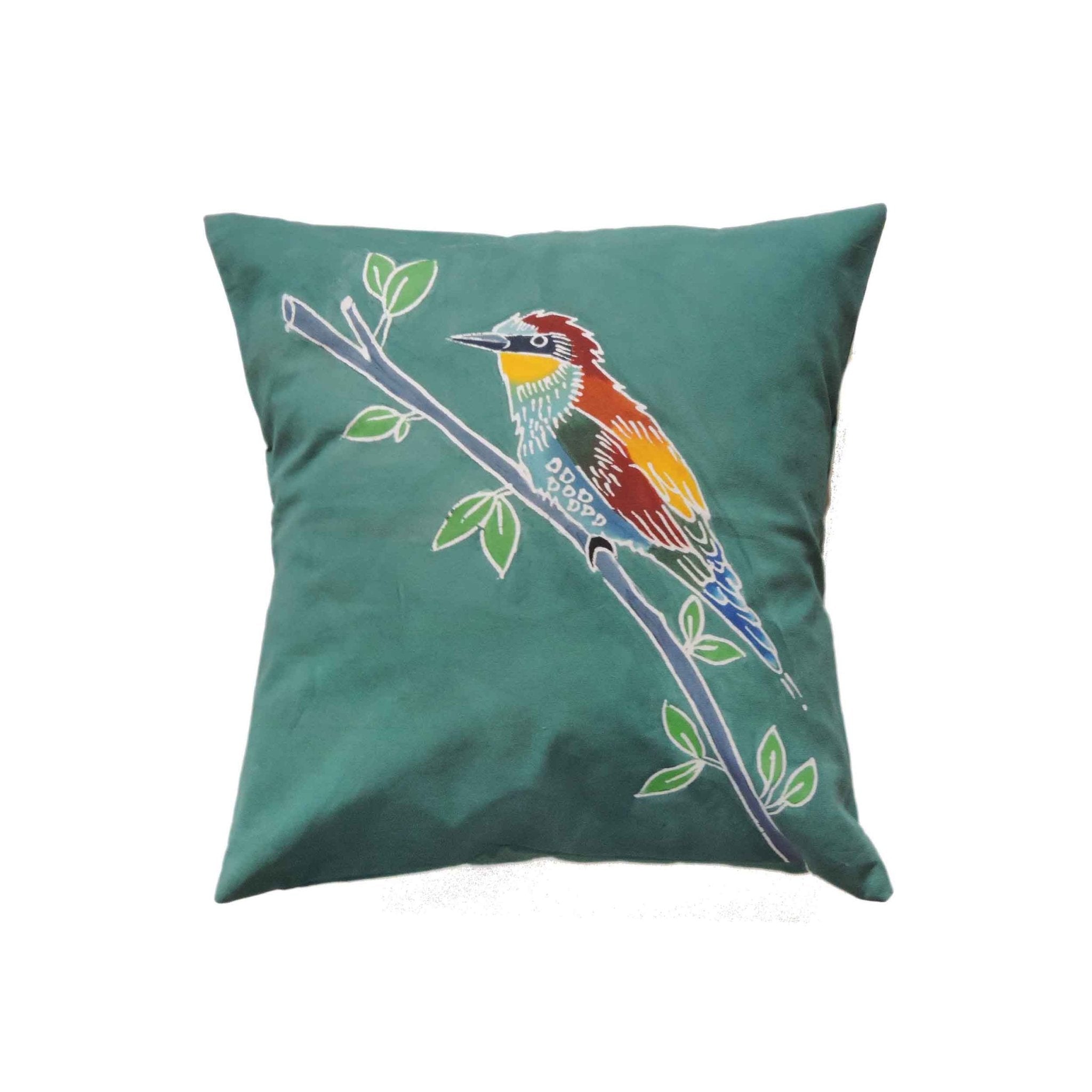 Papiko European Bee-Eater Cushion Cover - Handmade by TRIBAL TEXTILES - Handcrafted Home Decor Interiors - African Made