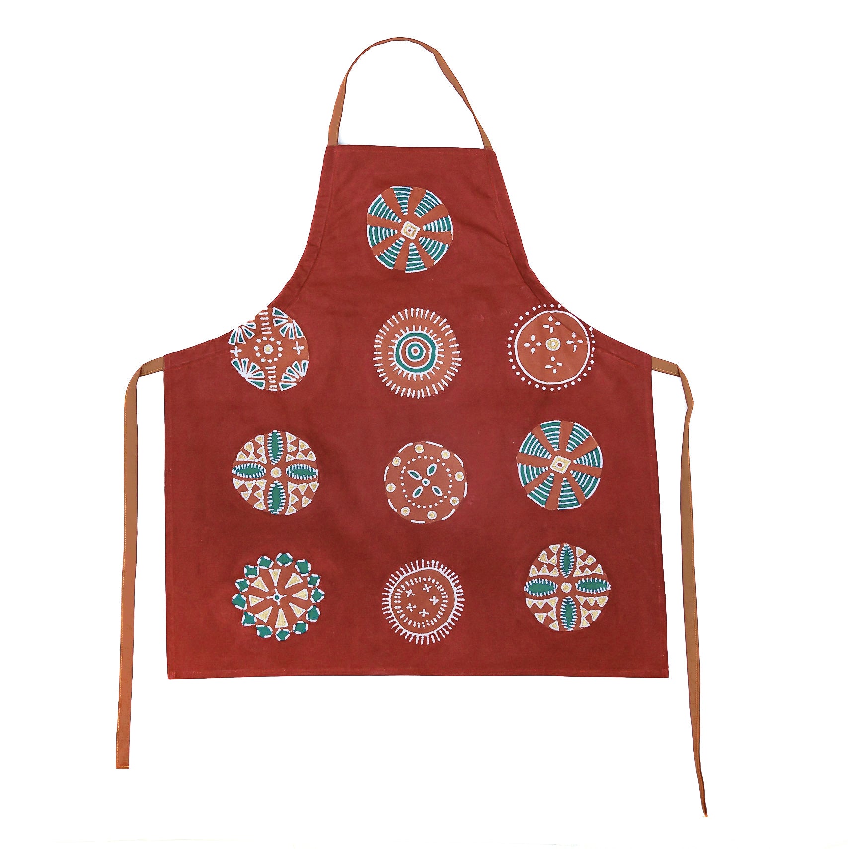 Kuosi Festive Aprons - Hand Painted by TRIBAL TEXTILES - Handcrafted Home Decor Interiors - African Made