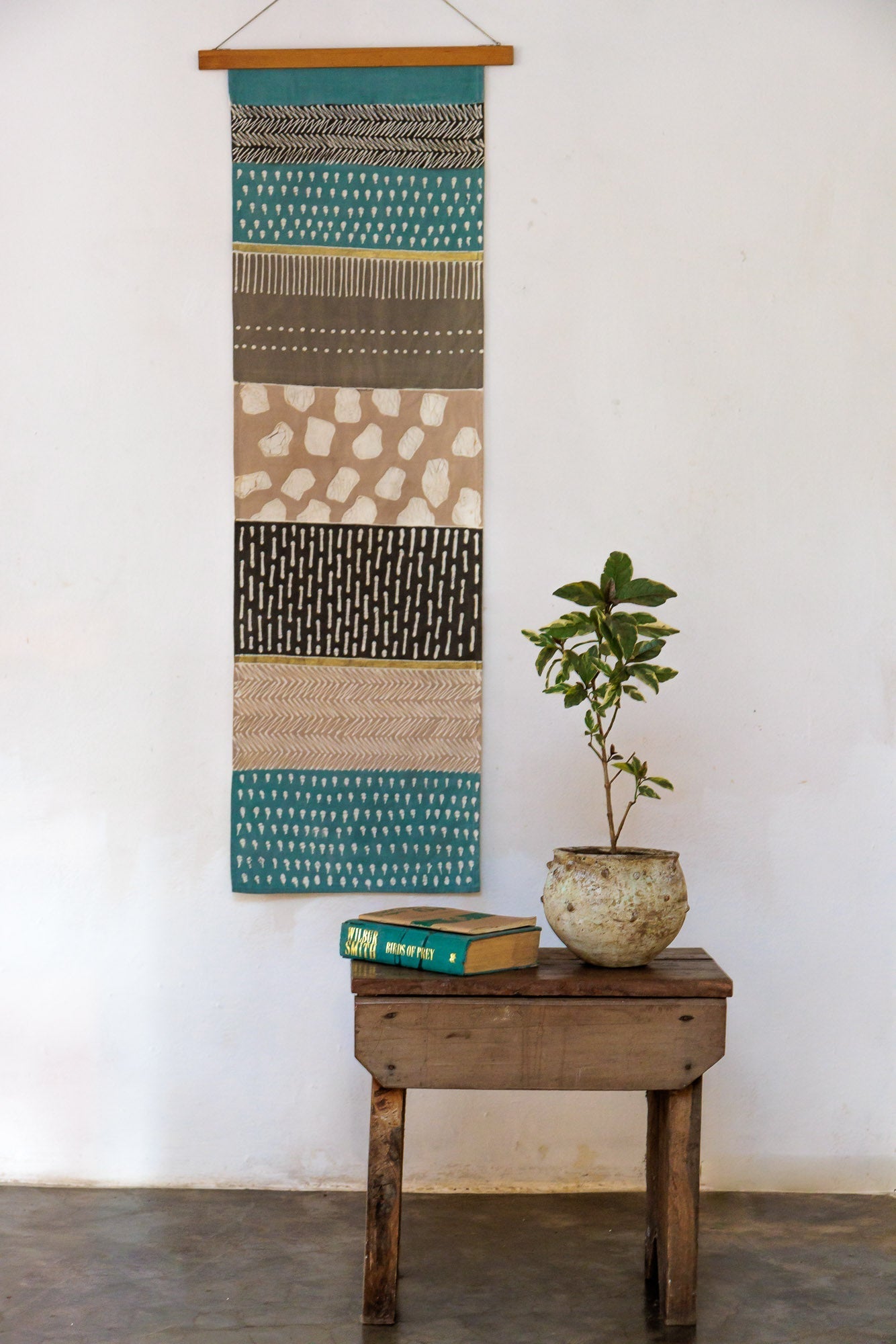 Boho Wall Hanging - Handmade by TRIBAL TEXTILES - Handcrafted Home Decor Interiors - African Made