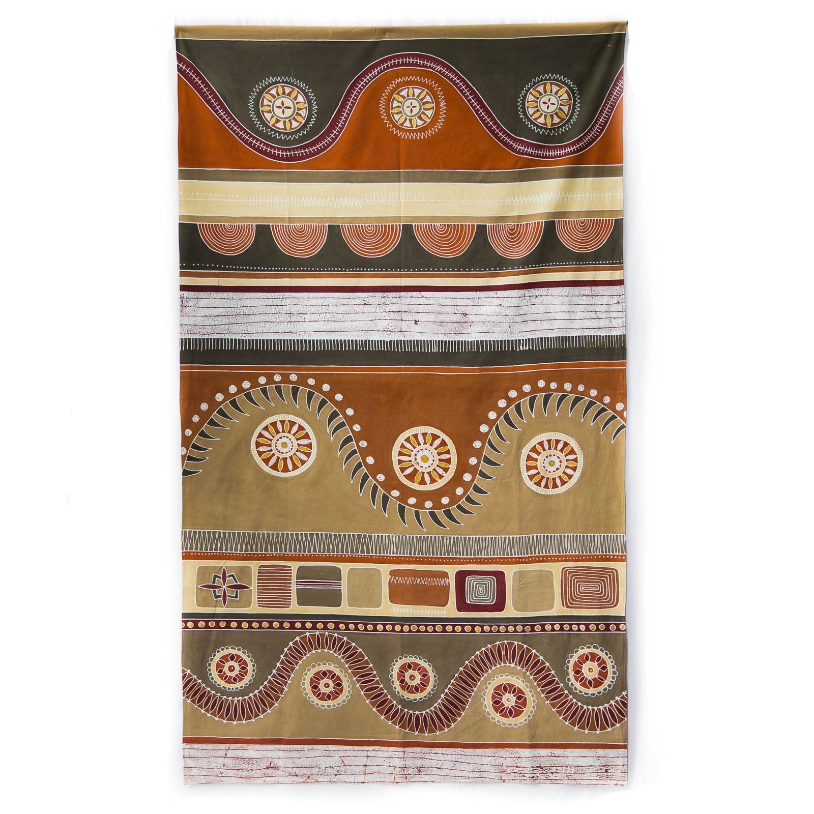 Mali Sienna Tablecloth - Handmade by TRIBAL TEXTILES - Handcrafted Home Decor Interiors - African Made