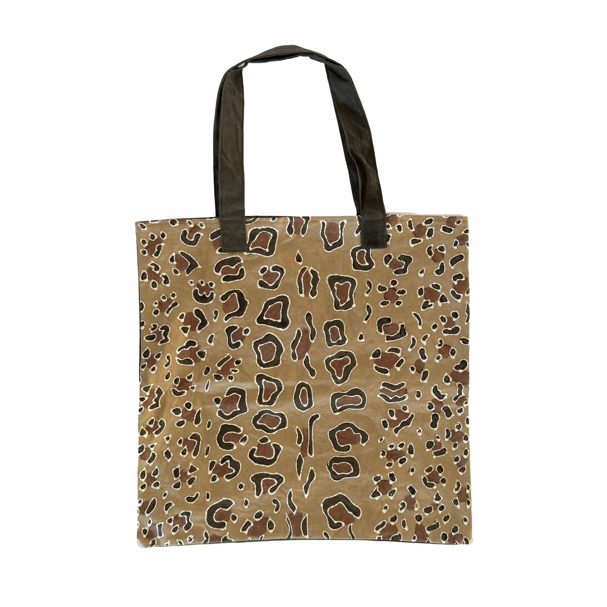Mkupo Leopard Print Tote Bag - Accessories by TRIBAL TEXTILES - Handcrafted Home Decor Interiors - African Made