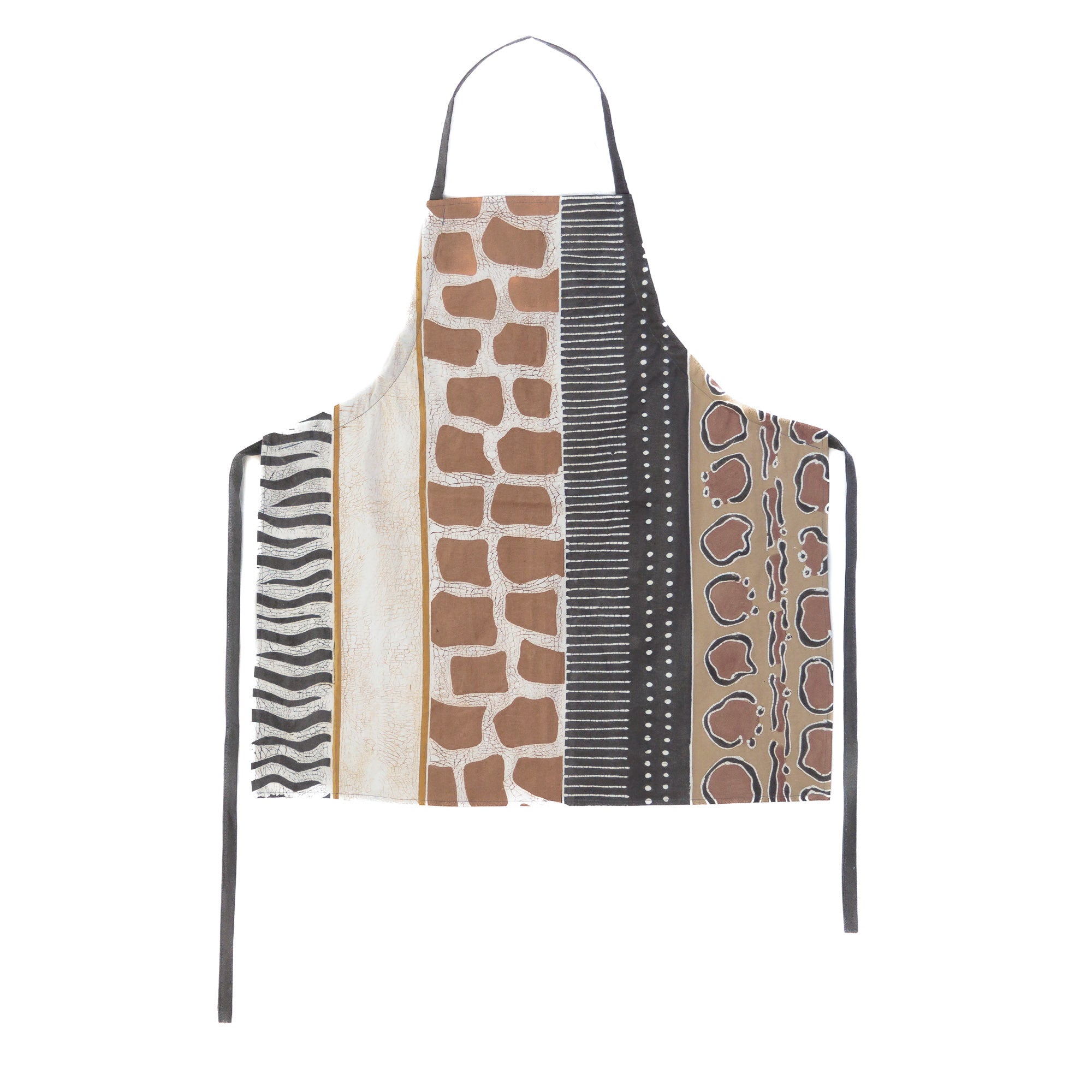 Mkupo Multiprint Animal Apron - Handmade by TRIBAL TEXTILES - Handcrafted Home Decor Interiors - African Made