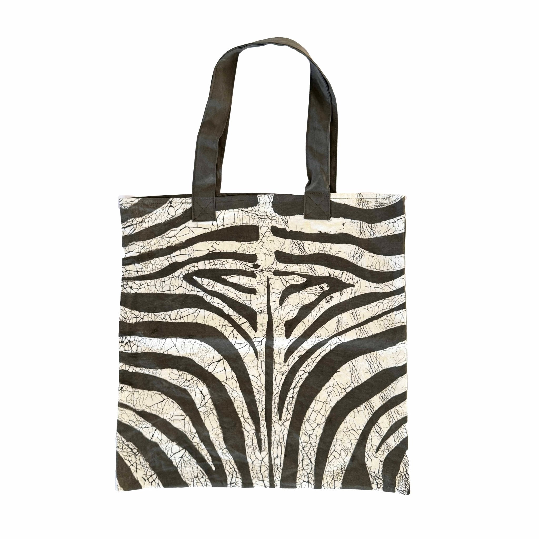 Mkupo Zebra Print Tote Bag - Accessories by TRIBAL TEXTILES - Handcrafted Home Decor Interiors - African Made