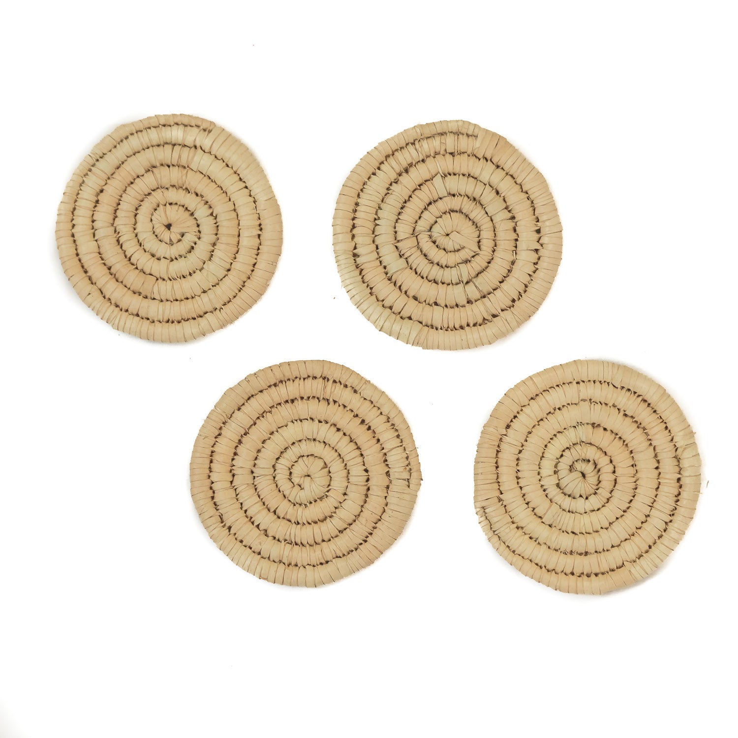 Woven Coasters Set - Coil