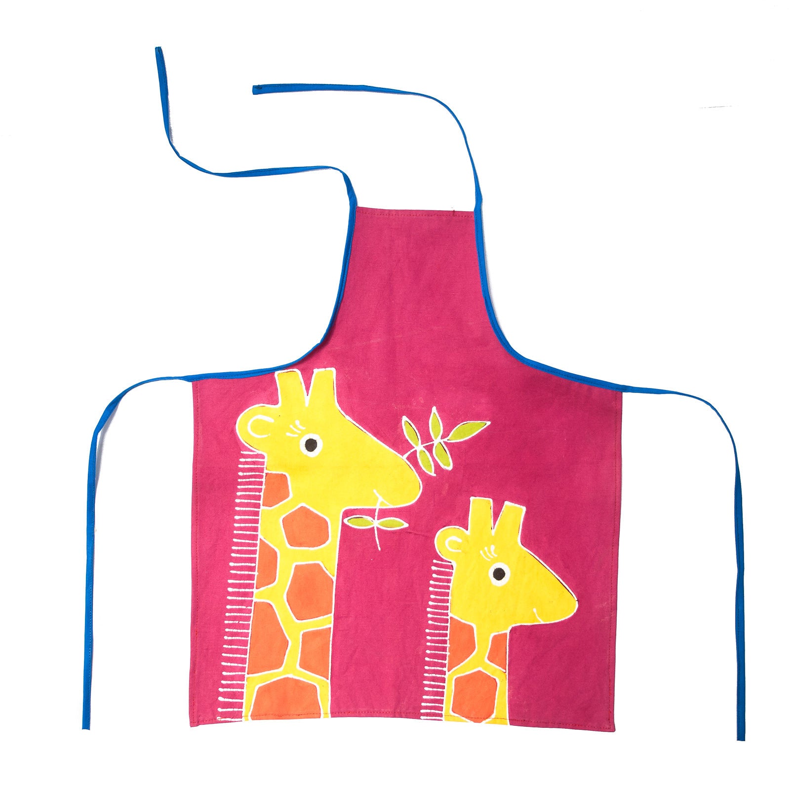 Safari Fun Giraffe Kids' Apron - Hand Painted by TRIBAL TEXTILES - Handcrafted Home Decor Interiors - African Made