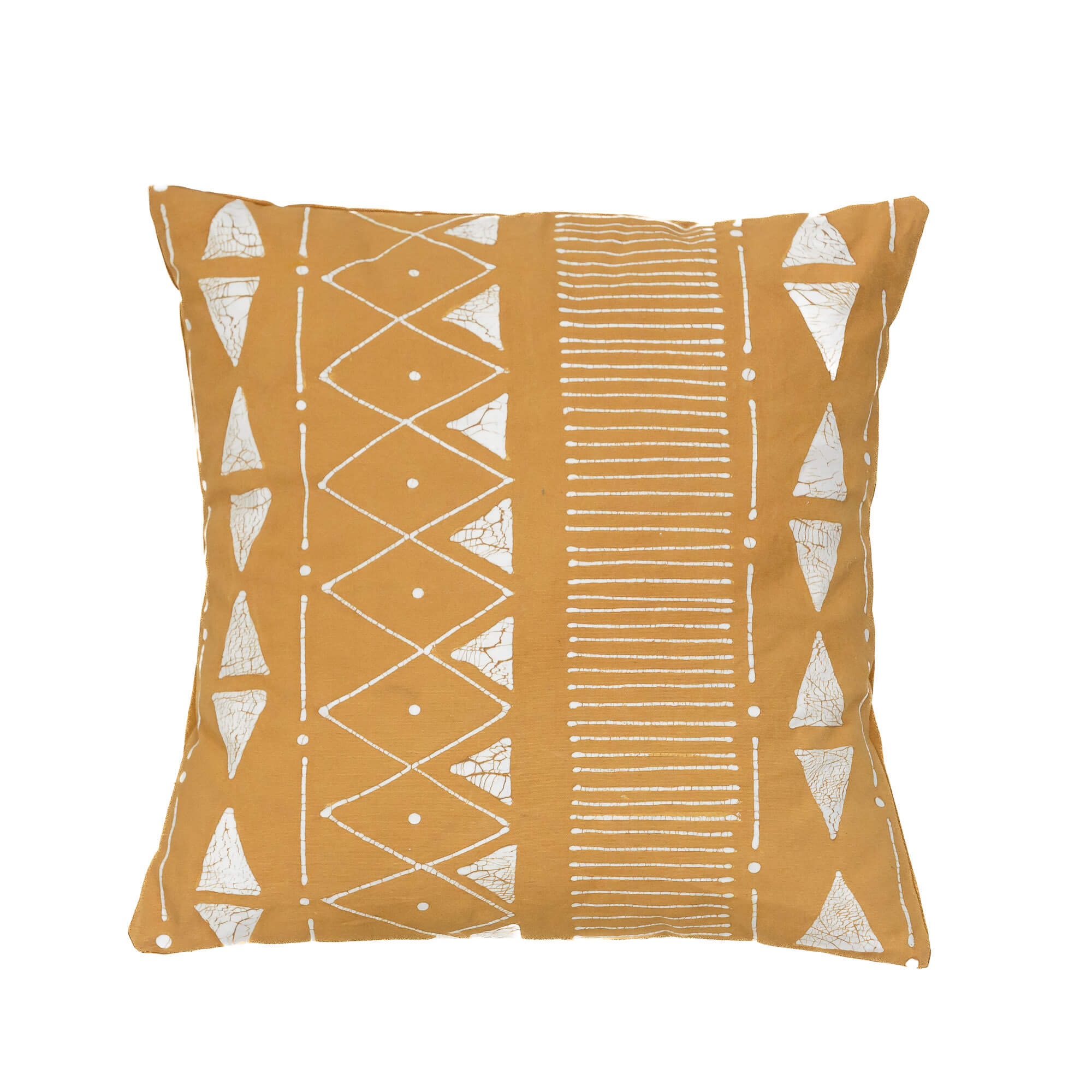 Matika Mustard Linear Cushion Cover