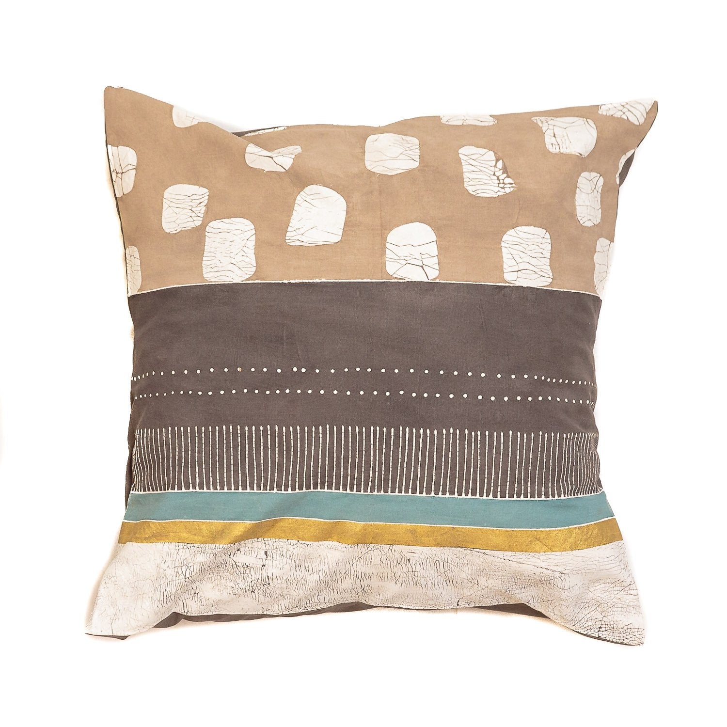 Vibrant Boho Multiprint Cushions by Tribal Textiles.