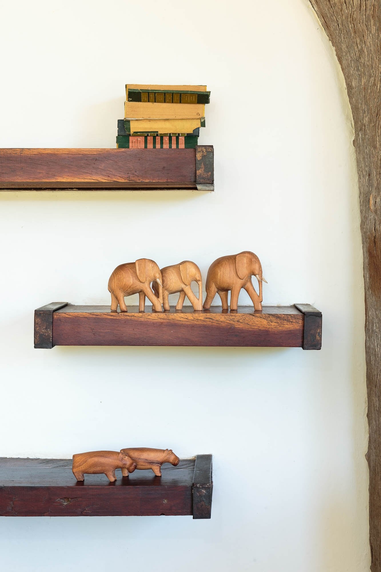 Wood Animal - Elephant - Wood by TRIBAL TEXTILES - Handcrafted Home Decor Interiors - African Made