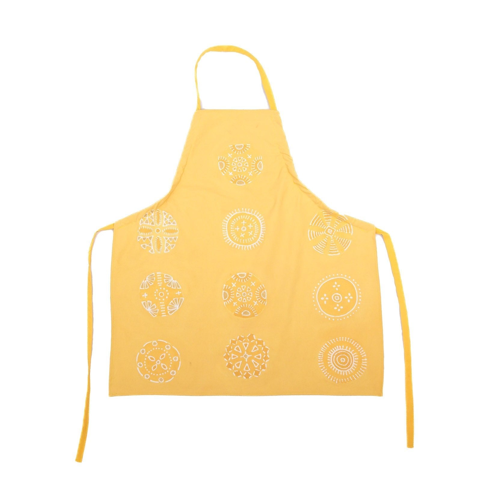 Kuosi Citrus Apron - Hand Painted by TRIBAL TEXTILES - Handcrafted Home Decor Interiors - African Made